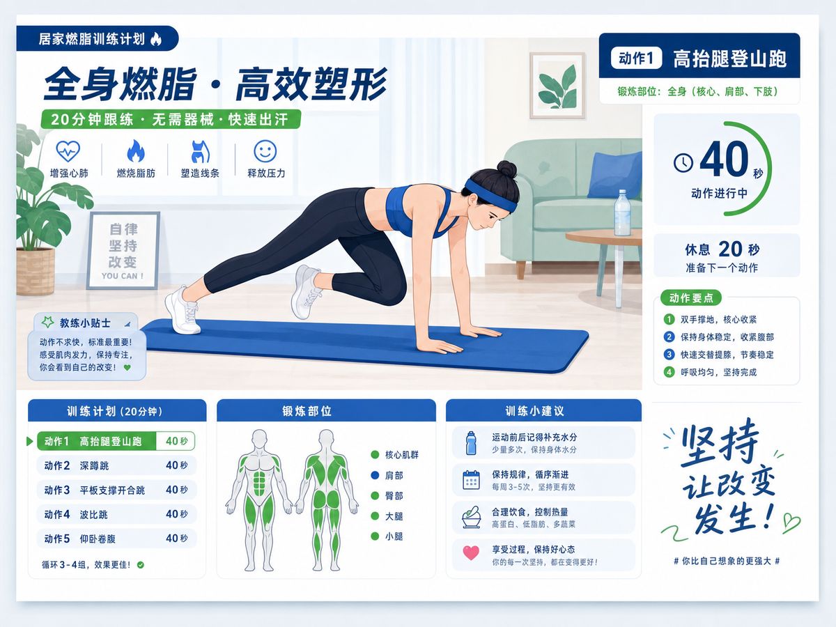 糖心健身生活技能动漫演示